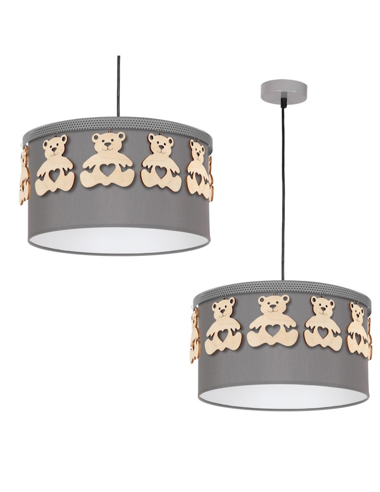 Children's pendant lamps - Milagro Hanging lamp MIŚ 1xE27 MLP4961 - product kolory-swiatla.pl 1