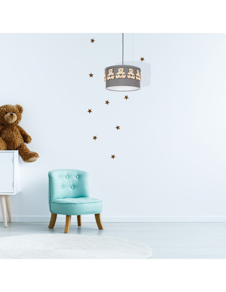 Children's pendant lamps - Milagro Hanging lamp MIŚ 1xE27 MLP4961 - product kolory-swiatla.pl 4