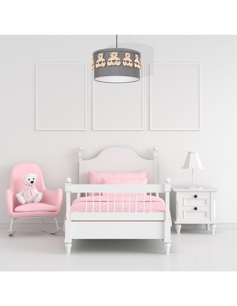 Children's pendant lamps - Milagro Hanging lamp MIŚ 1xE27 MLP4961 - product kolory-swiatla.pl 6