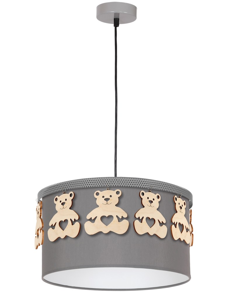 Children's pendant lamps - Milagro Hanging lamp MIŚ 1xE27 MLP4961 - product kolory-swiatla.pl 8