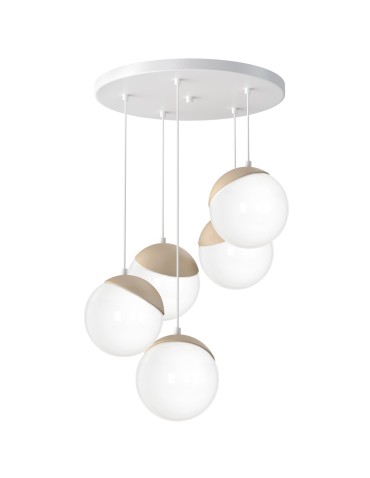 Milagro Lampa wisząca SFERA WOOD 5xE14 MLP5426 - produkt 2