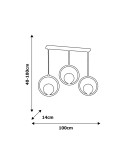 Milagro Lampa wisząca BOSTON 3xE14 MLP5594