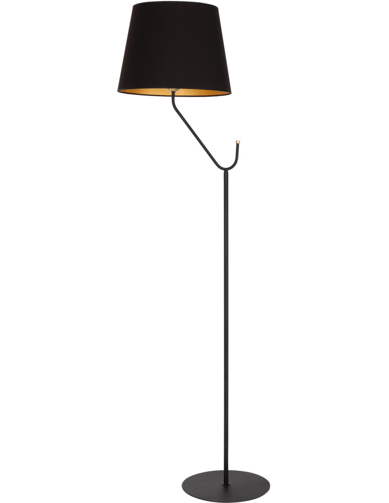 Floor lamps with lampshade - Milagro VICTORIA BLACK 1xE27 standing lamp MLP4915 - product kolory-swiatla.pl 8