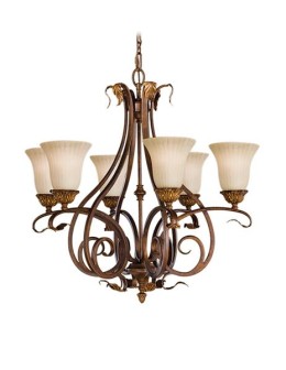 Feiss SONOMA VALLEY 6x60W E27 FE/SONOMAVAL6 Pendant.
