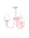 Milagro Żyrandol CHARLOTTE PINK 3xE14 MLP4216