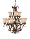 Feiss SONOMA VALLEY 9x60W E27 FE/SONOMAVAL9 Pendant.