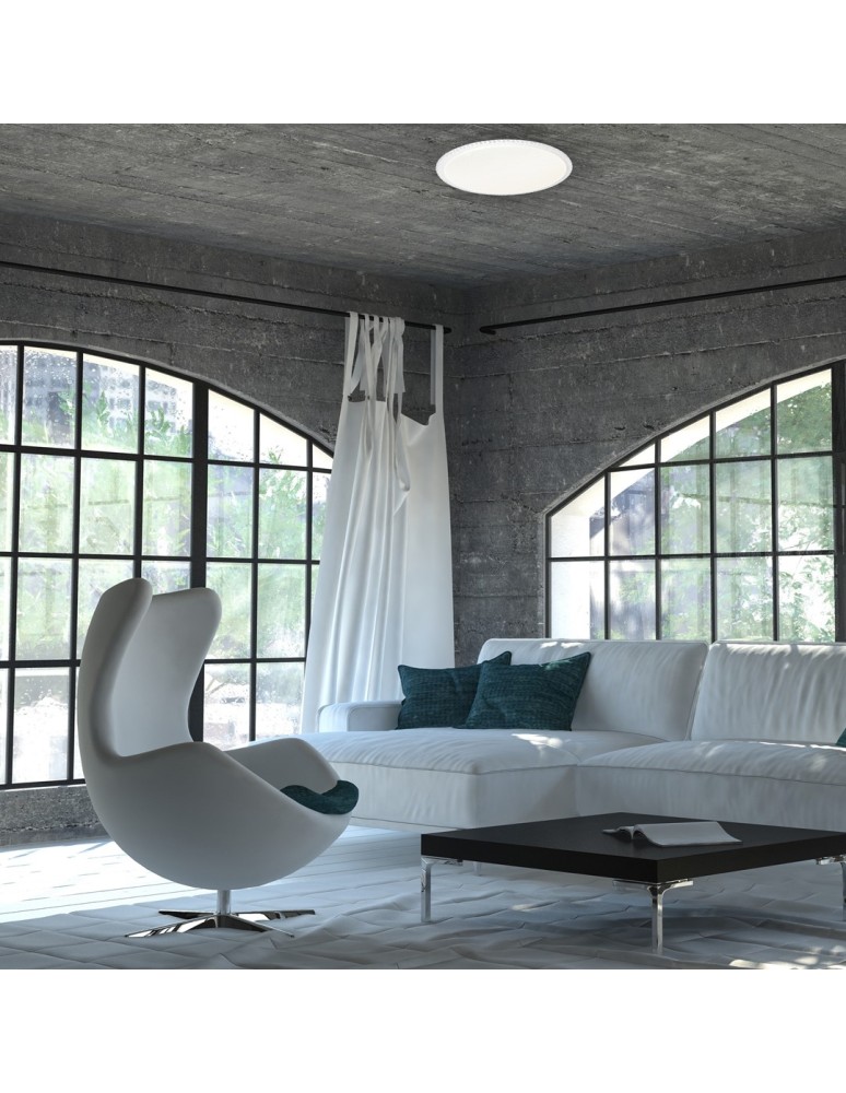 Plafonds with remote control - Milagro Plafon CRUZ 40W LED Ø400mm Dimmable+ Remote Control ML4219 - product kolory-swiatla.pl 5