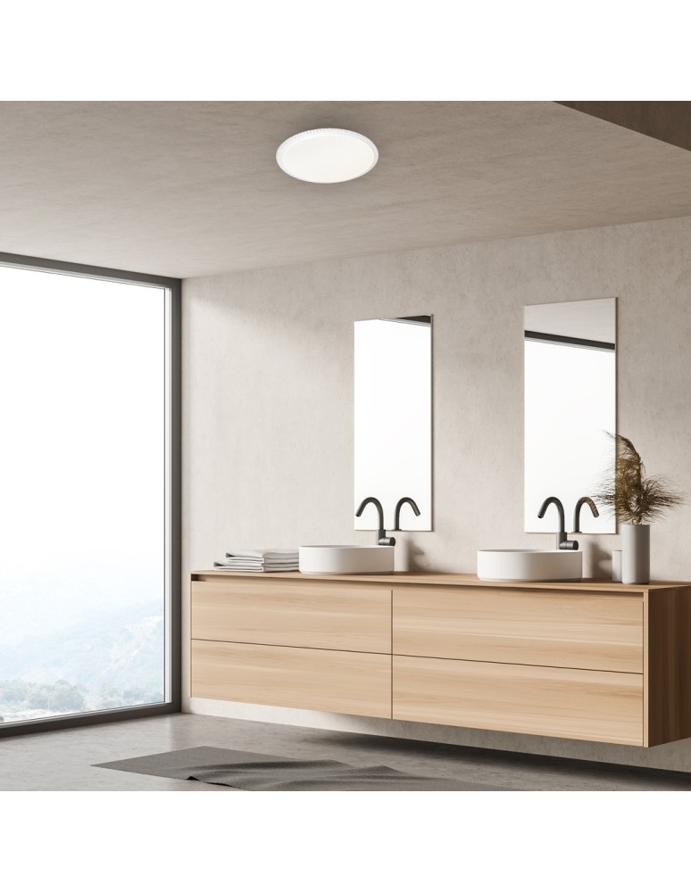 Plafonds with remote control - Milagro Plafon CRUZ 40W LED Ø400mm Dimmable+ Remote Control ML4219 - product kolory-swiatla.pl 7