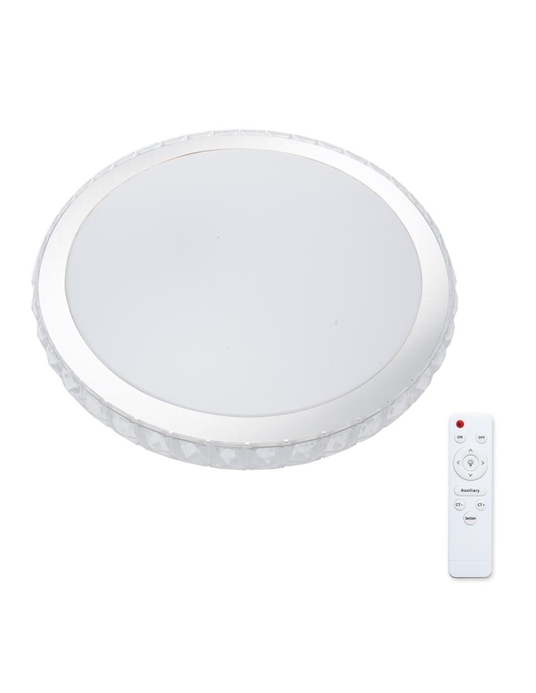 Plafonds with remote control - Milagro Plafond LAYLA 26W LED Ø400mm Dimmable+ Remote Control ML4221 - product kolory-swiatla.pl 7
