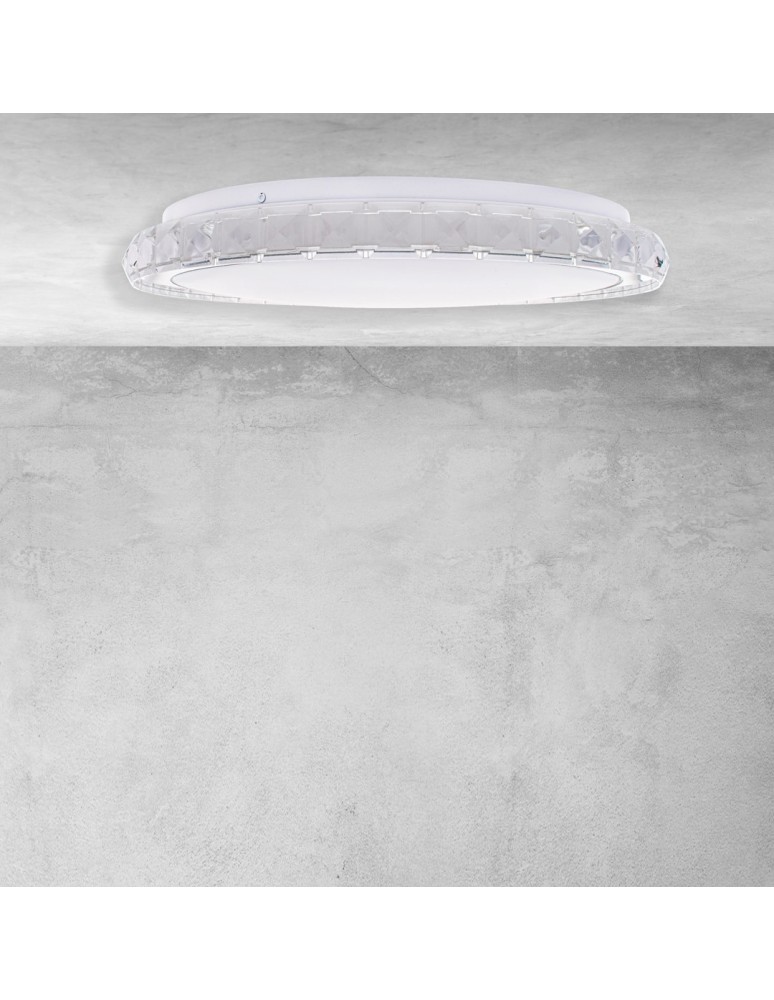 Plafonds with remote control - Milagro Plafond LAYLA 26W LED Ø400mm Dimmable+ Remote Control ML4221 - product kolory-swiatla.pl 8