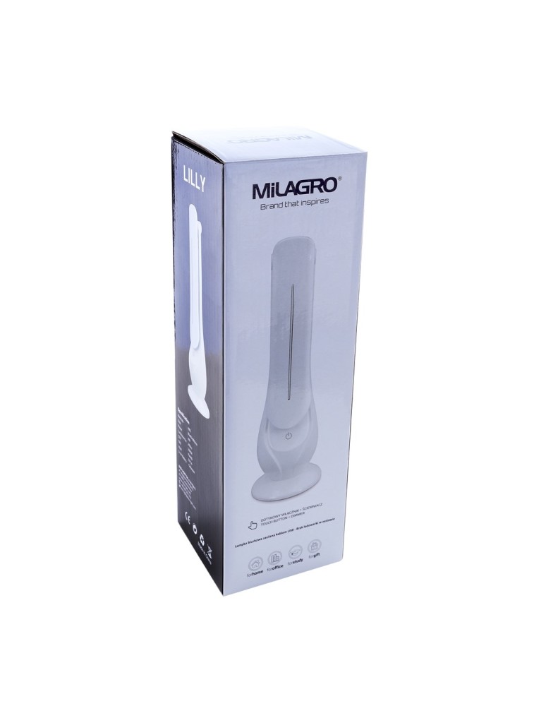 Desk lamps - Milagro LILLY WHITE 4W LED desk lamp ML5677 - product kolory-swiatla.pl 6