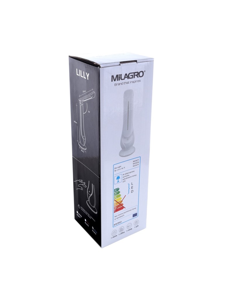 Desk lamps - Milagro LILLY WHITE 4W LED desk lamp ML5677 - product kolory-swiatla.pl 7