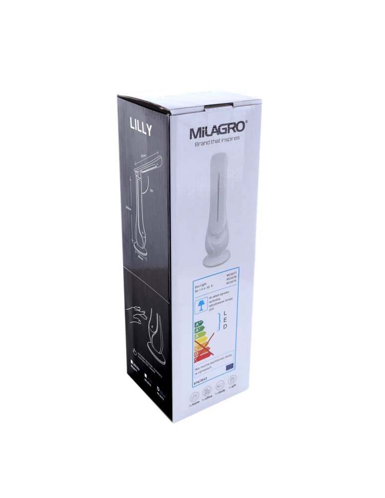 Desk lamps - Milagro LILLY WHITE 4W LED desk lamp ML5677 - product kolory-swiatla.pl 17
