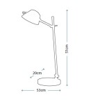Reading table lamps - Elstead Lighting Quoizel SPENCER 1x7W LED Table QZ/SPENCER/TL WT. - product 2