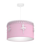 Children's pendant lamps - Milagro BALETNICA PINK 1XE27 pendant lamp MLP4974 - product 1