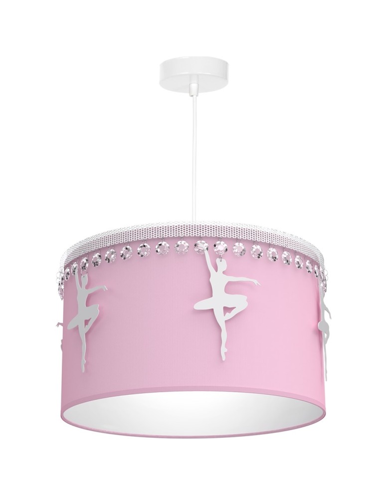 Children's pendant lamps - Milagro BALETNICA PINK 1XE27 pendant lamp MLP4974 - product kolory-swiatla.pl 2