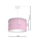 Children's pendant lamps - Milagro BALETNICA PINK 1XE27 pendant lamp MLP4974 - product 9