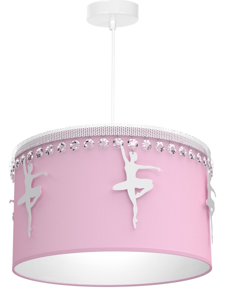 Children's pendant lamps - Milagro BALETNICA PINK 1XE27 pendant lamp MLP4974 - product kolory-swiatla.pl 10