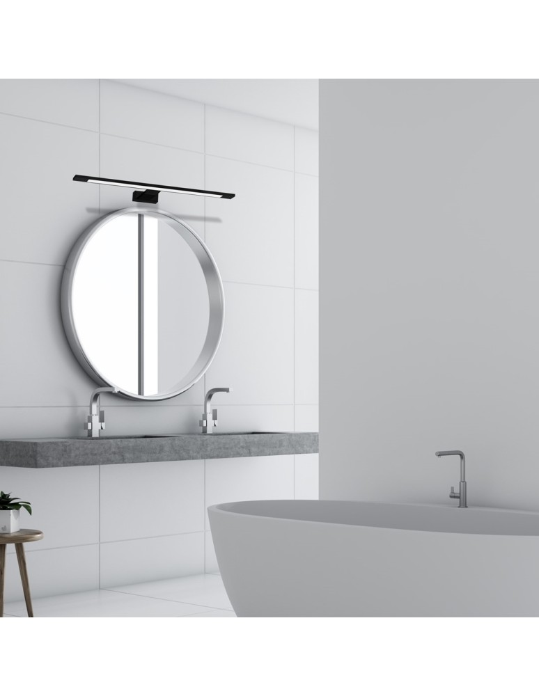 Bathroom wall lamps - Milagro SHINE BLACK 60cm 12W LED wall lamp ML5570 - product kolory-swiatla.pl 4