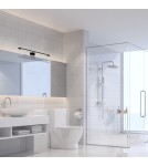 Bathroom wall lamps - Milagro SHINE BLACK 60cm 12W LED wall lamp ML5570 - product 5