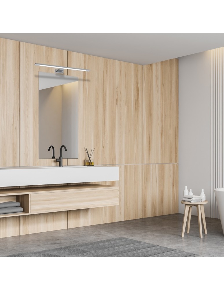 Bathroom wall lamps - Milagro SHINE CHROME 60cm 12W LED wall lamp ML5569 - product kolory-swiatla.pl 3