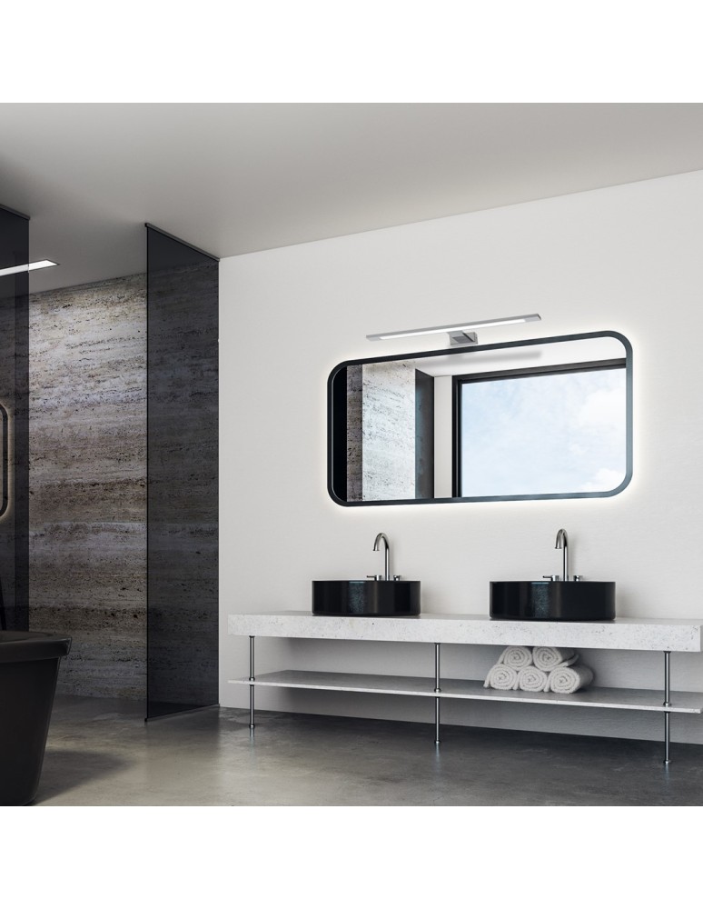 Bathroom wall lamps - Milagro SHINE CHROME 60cm 12W LED wall lamp ML5569 - product kolory-swiatla.pl 6