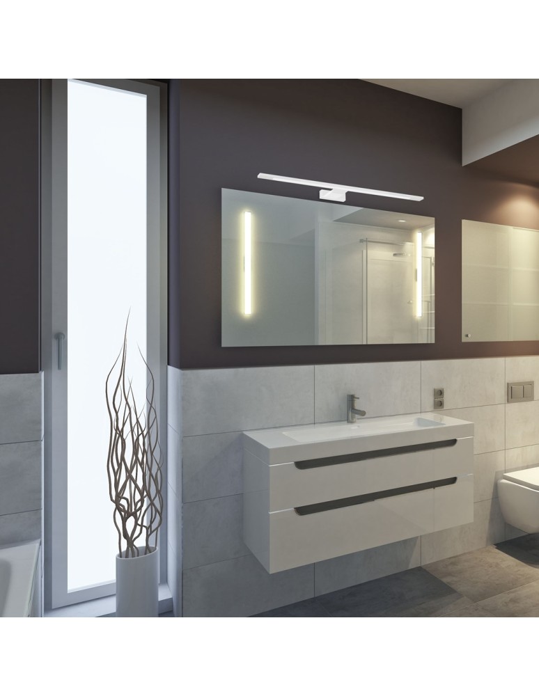 Bathroom wall lamps - Milagro SHINE WHITE 60cm 12W LED wall lamp ML5571 - product kolory-swiatla.pl 3