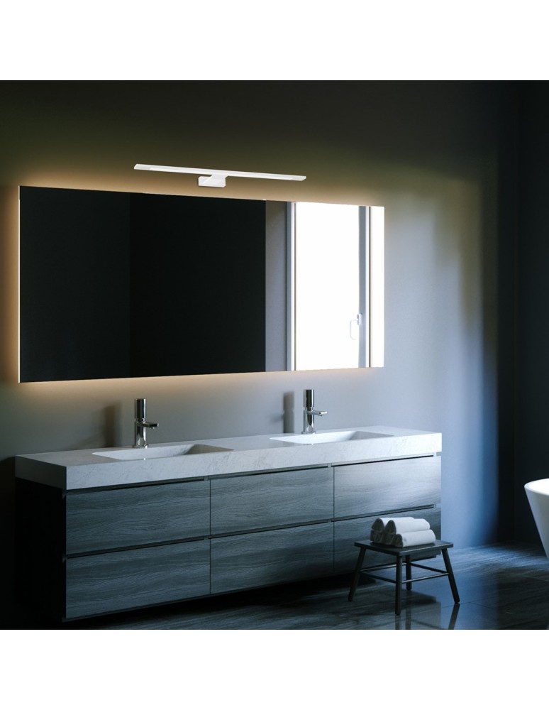 Bathroom wall lamps - Milagro SHINE WHITE 60cm 12W LED wall lamp ML5571 - product kolory-swiatla.pl 4