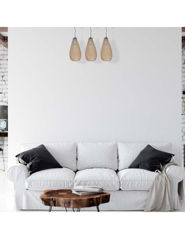 Pendant lamps - Milagro PETRA 3xE27 pendant lamp ML5483 - product kolory-swiatla.pl 8