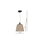 Pendant lamps - Milagro RIO pendant lamp 1xE27 ML5554 - product 9
