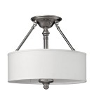 Chandelier with lampshade - Hinkley SUSSEX 3x75W E27 HK/SUSSEX/SF Ceiling light - product 1