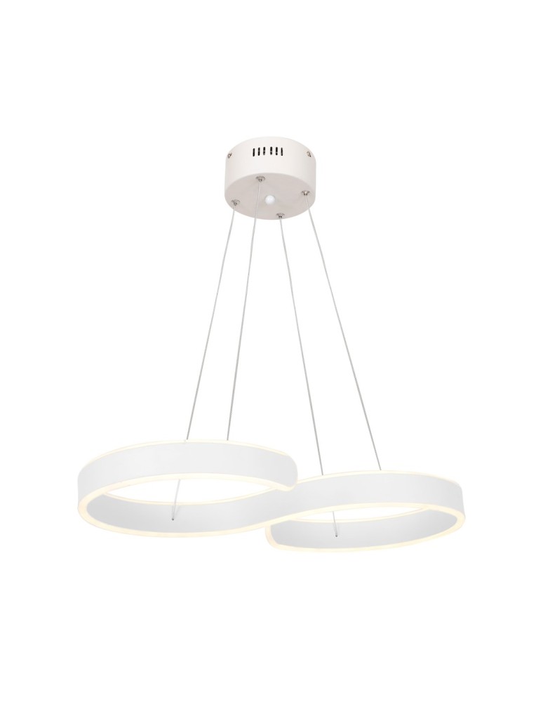 Pendant lamps - Milagro INFINITY WHITE 60W LED pendant lamp ML5493 - product kolory-swiatla.pl 1