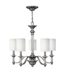 Chandeliers - Hinkley SUSSEX 5x60W E14 HK/SUSSEX5 Pendant. - product 1