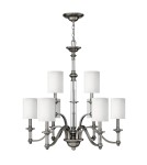 Chandeliers - Hinkley SUSSEX 9x60W E14 HK/SUSSEX9 Pendant. - product 1