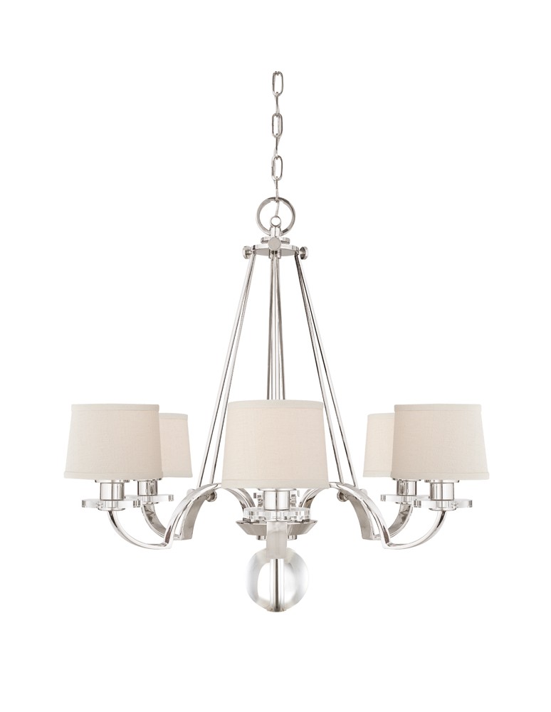 Rustic chandeliers - Quoizel SUTTON PLACE 6x75W E27 QZ/SUTTON PL6 Pendant. - product kolory-swiatla.pl 1