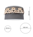 Children's ceiling lamps - Milagro ceiling lamp MISS 1xE27 MLP4962 - product 6