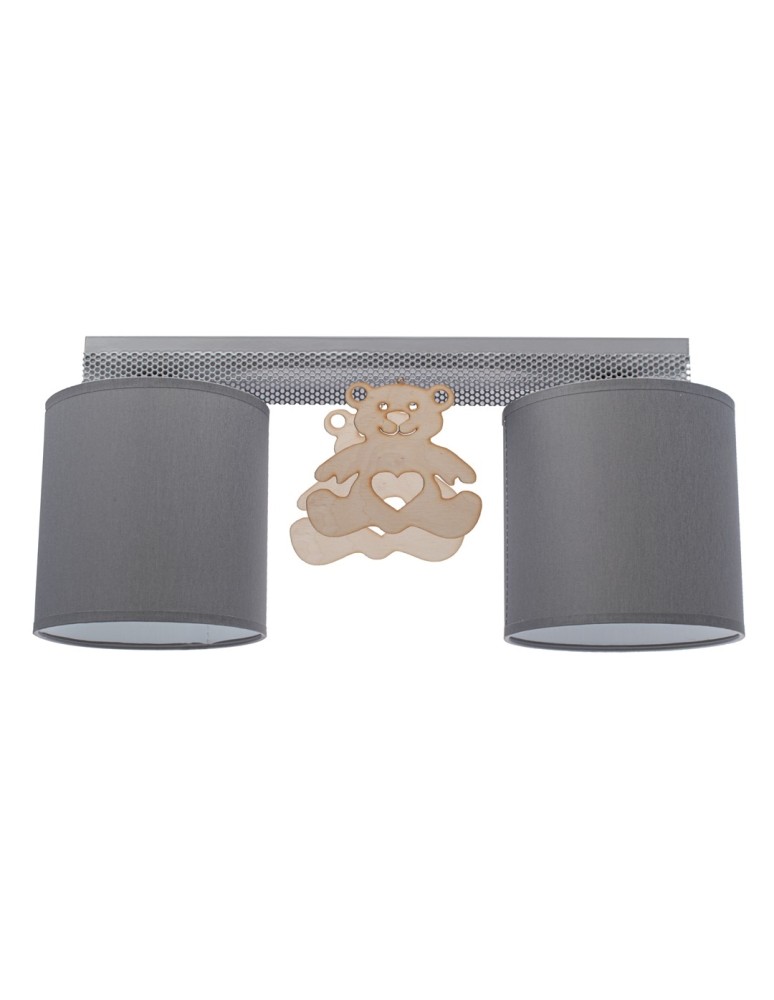 Children's ceiling lamps - Milagro ceiling lamp teddy bear 2xE27 MLP4964 - product kolory-swiatla.pl 1