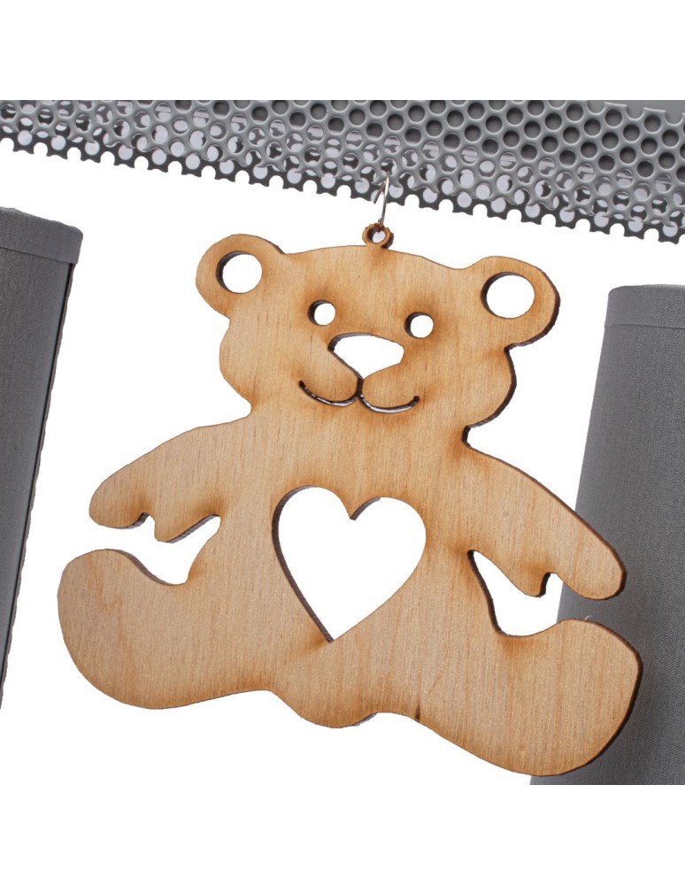 Children's ceiling lamps - Milagro ceiling lamp teddy bear 2xE27 MLP4964 - product kolory-swiatla.pl 5