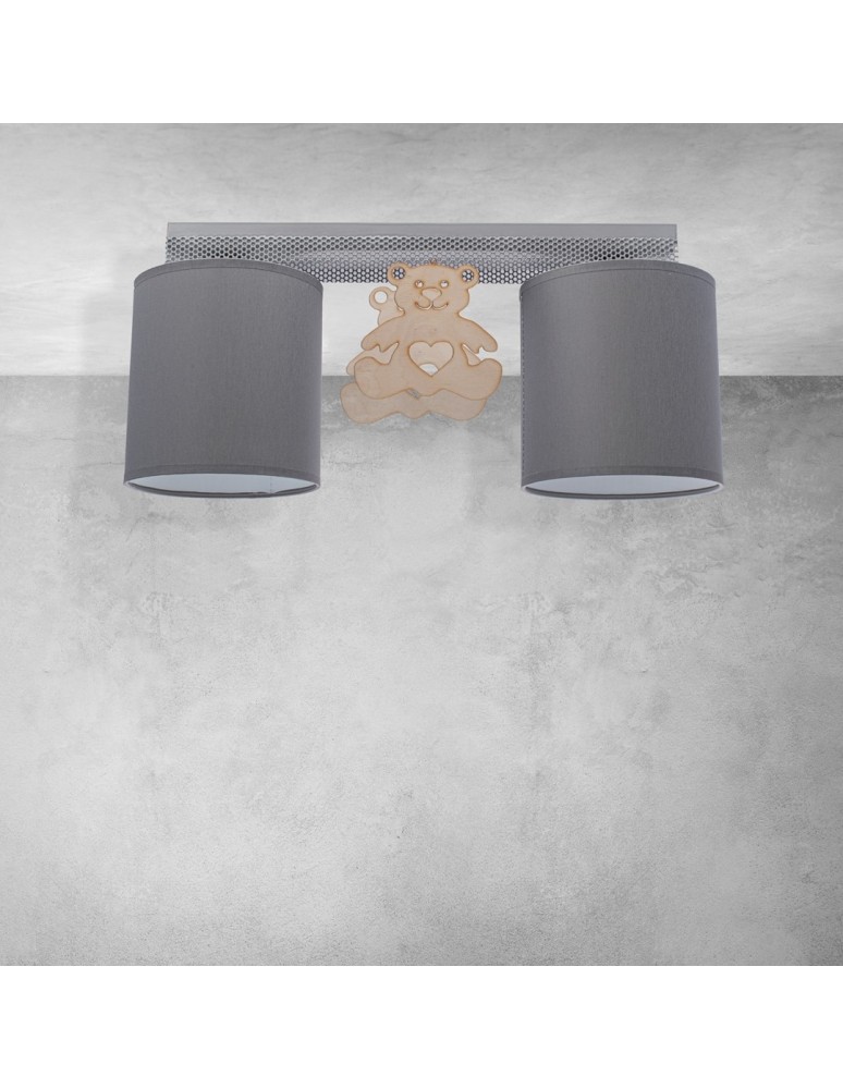 Children's ceiling lamps - Milagro ceiling lamp teddy bear 2xE27 MLP4964 - product kolory-swiatla.pl 9