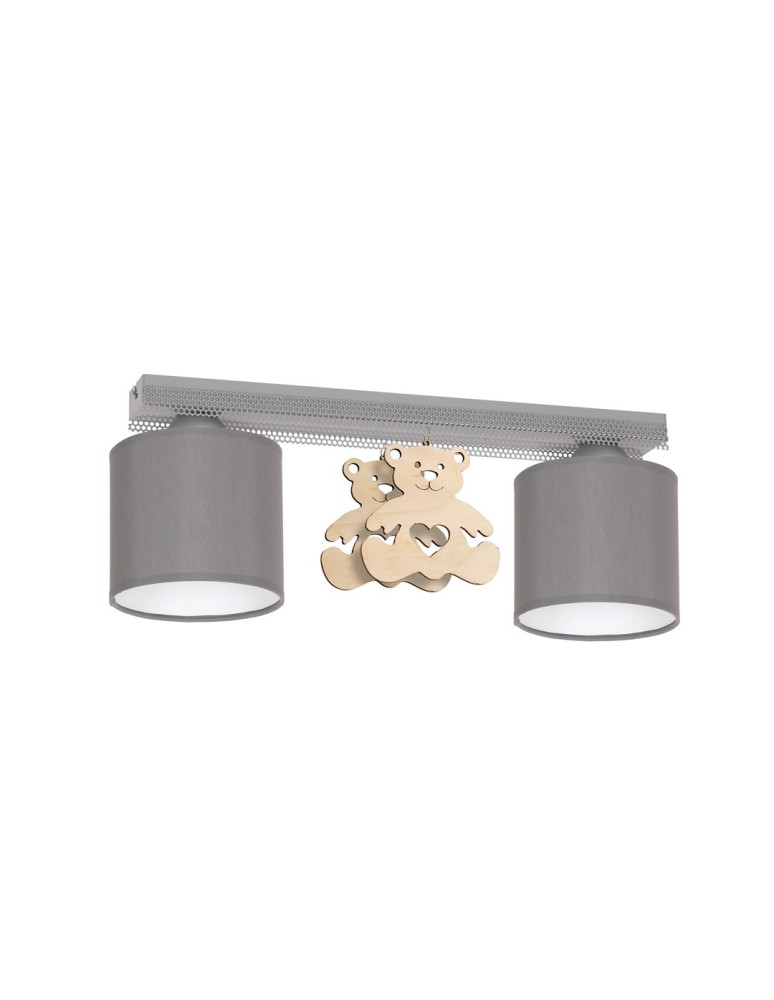 Children's ceiling lamps - Milagro ceiling lamp teddy bear 2xE27 MLP4964 - product kolory-swiatla.pl 11