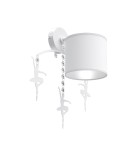 Children's wall lamps - Milagro Wall lamp BALETNICA WHITE 1xE27 MLP4966 - product 1