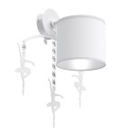 Children's wall lamps - Milagro Wall lamp BALETNICA WHITE 1xE27 MLP4966 - product 2