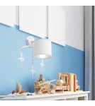 Children's wall lamps - Milagro Wall lamp BALETNICA WHITE 1xE27 MLP4966 - product 3