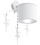 Children's wall lamps - Milagro Wall lamp BALETNICA WHITE 1xE27 MLP4966 - product 8