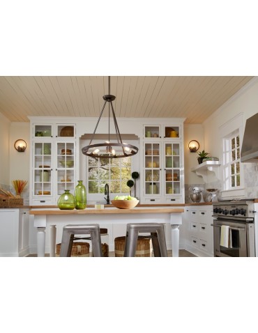 Quoizel THEATER ROW 6x100W E27 1x35W GU10 QZ/THEATERROW6WT Wisząca - produkt 2