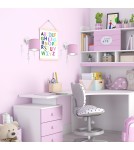 Children's wall lamps - Milagro Wall lamp BALETNICA PINK 1xE27 MLP4971 - product 6