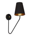 Wall lamps with lampshade - Milagro Wall lamp VICTORIA BLACK 1xE27 MLP4911 - product 6