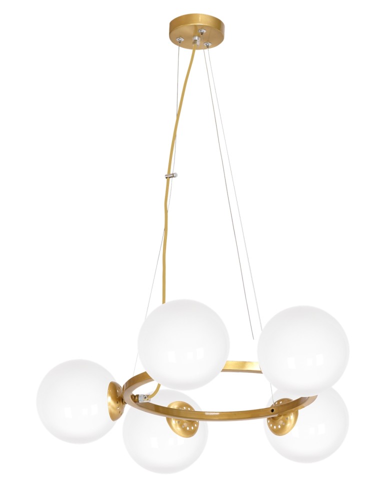 Pendant lamps spheres - Milagro VIENNA 5xE14 pendant lamp MLP5577 - product kolory-swiatla.pl 10