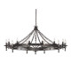 Elstead Lighting Interior Wisząca WARWICK 12x60W E14 WR12 GRAPHITE