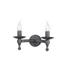 Wall lamps - Elstead Lighting Interior Wall lamp WARWICK 2x60W E14 WR2 GRAPHITE - product 1